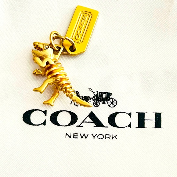 💰SOLD💰NWOT Coach Rexy Charm/ Keychain/ Necklace/ Bracelet/ Bag Charm - Picture 3 of 8